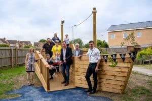 Europa charity unveil playground equipment at Darent Valley Hospital