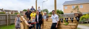 Europa charity unveil playground equipment at Darent Valley Hospital
