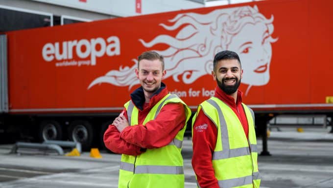 Fast track to success opens up for two Europa apprentices