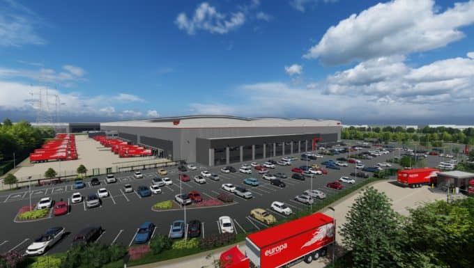 Work has started on Europa’s new £60 million state-of-the-art logistics facility