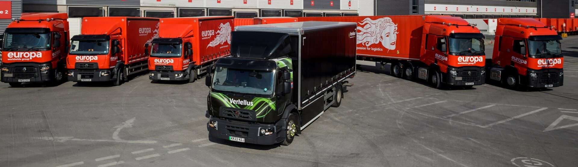 Renault Vertellus truck in the Europa domestic fleet